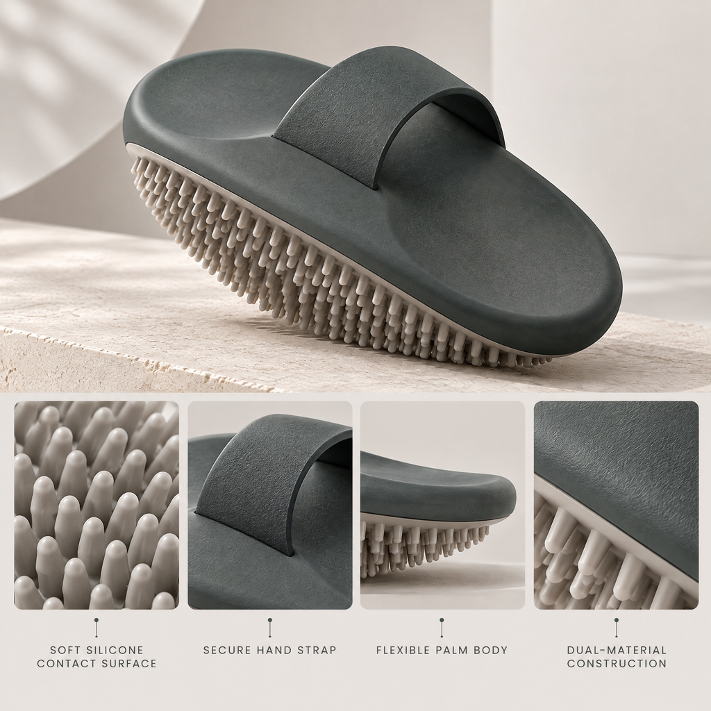 Avenryth™ Hand-Strap Grooming Brush