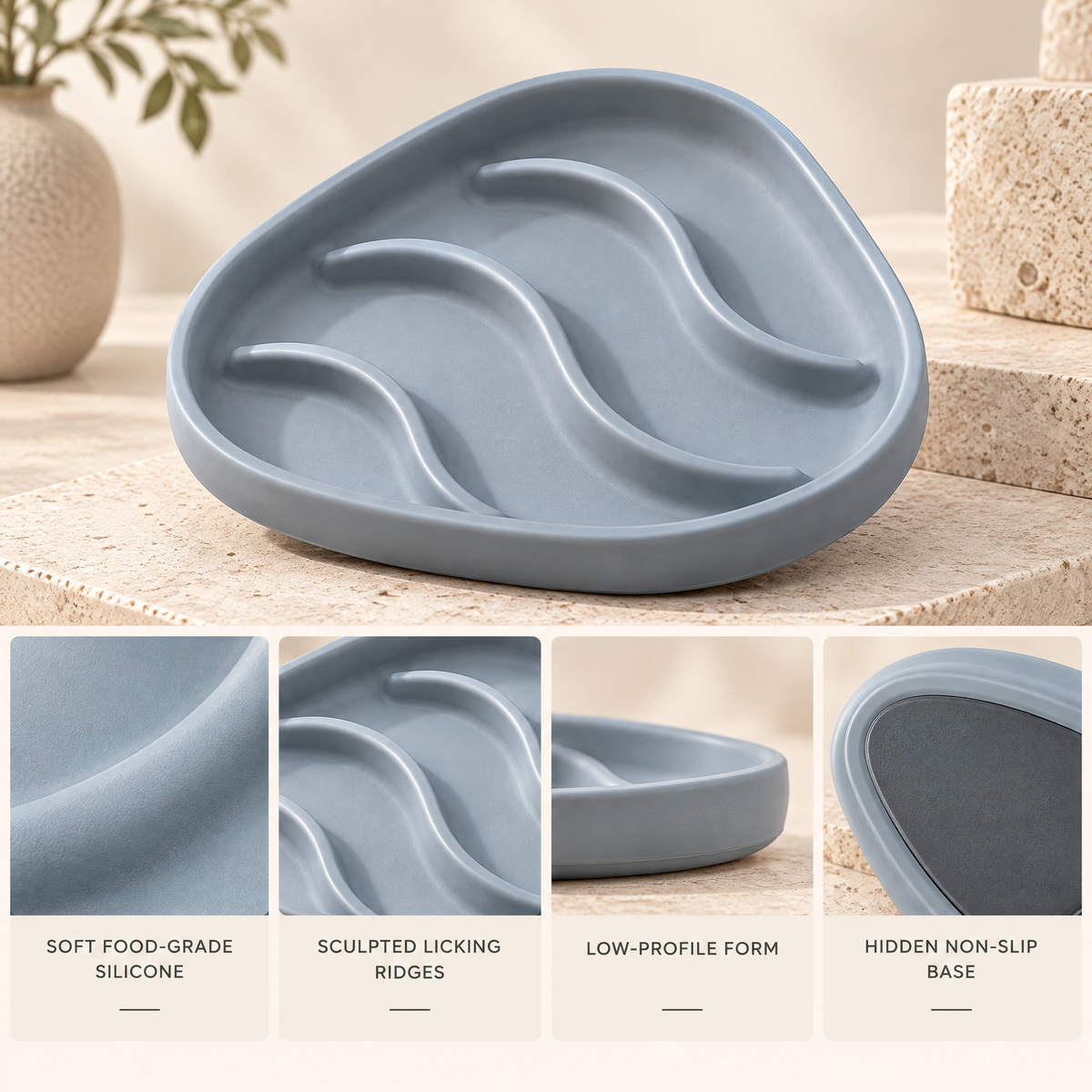 Avenryth™ Wave Slow Feeder Bowl